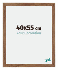 Mura MDF Photo Frame 40x55cm Oak Rustic Front Size | Yourdecoration.co.uk