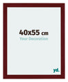 Mura MDF Photo Frame 40x55cm Winered Wiped Front Size | Yourdecoration.co.uk
