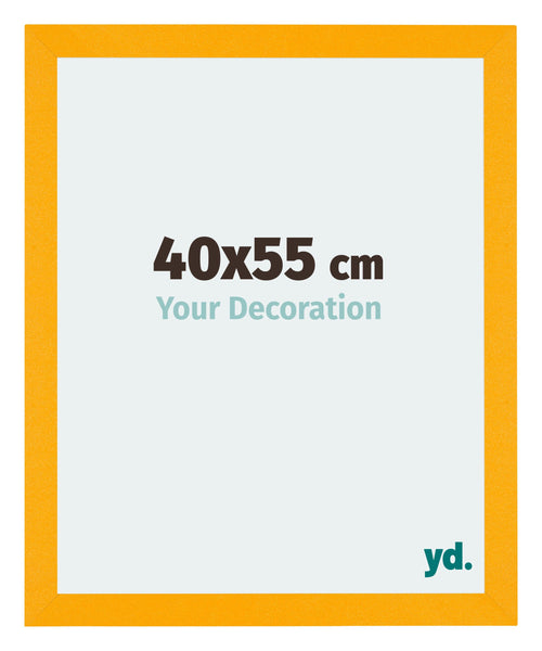 Mura MDF Photo Frame 40x55cm Yellow Front Size | Yourdecoration.co.uk
