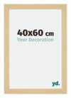 Mura MDF Photo Frame 40x60cm Maple Decor Front Size | Yourdecoration.co.uk