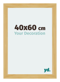 Mura MDF Photo Frame 40x60cm Pine Design Front Size | Yourdecoration.co.uk