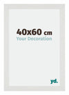 Mura MDF Photo Frame 40x60cm White Matte Front Size | Yourdecoration.co.uk