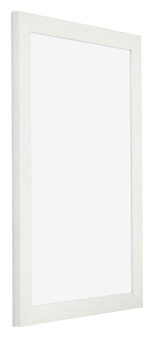Mura MDF Photo Frame 40x60cm White Wiped Front Oblique | Yourdecoration.co.uk