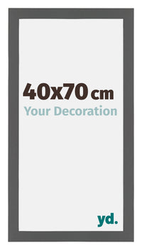 Mura MDF Photo Frame 40x70cm Anthracite Size | Yourdecoration.co.uk