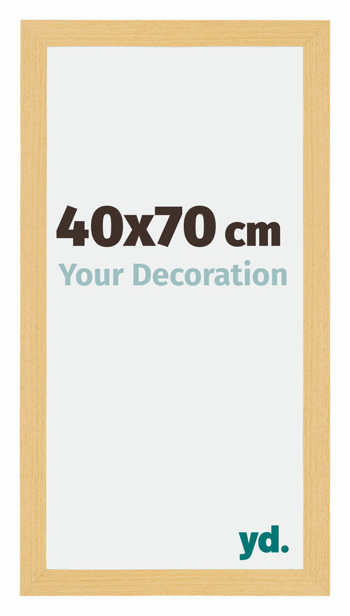 Mura MDF Photo Frame 40x70cm Beech Design Front Size | Yourdecoration.co.uk