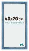 Mura MDF Photo Frame 40x70cm Bright Blue Swept Front Size | Yourdecoration.co.uk