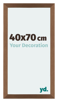 Mura MDF Photo Frame 40x70cm Copper Design Front Size | Yourdecoration.co.uk