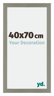 Mura MDF Photo Frame 40x70cm Gray Front Size | Yourdecoration.co.uk