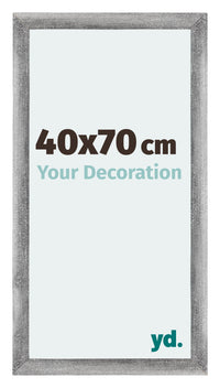 Mura MDF Photo Frame 40x70cm Gray Wiped Front Size | Yourdecoration.co.uk
