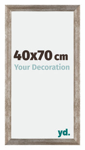 Mura MDF Photo Frame 40x70cm Metal Vintage Front Size | Yourdecoration.co.uk