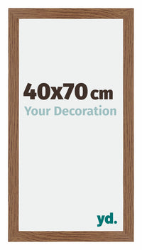 Mura MDF Photo Frame 40x70cm Oak Rustic Front Size | Yourdecoration.co.uk