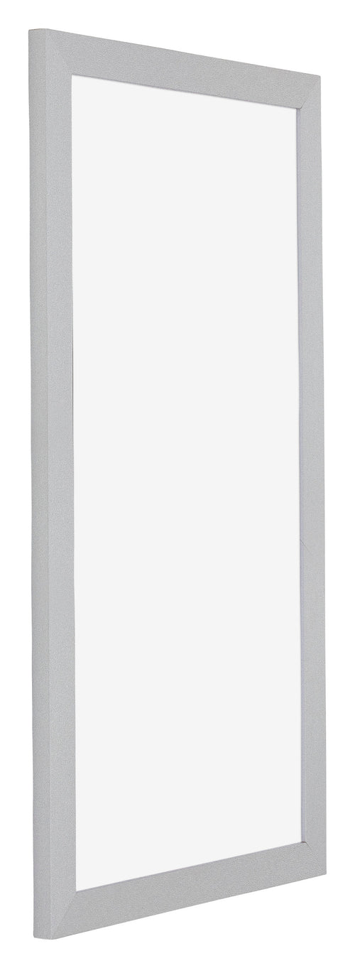 Mura MDF Photo Frame 40x70cm Silver Matte Front Oblique | Yourdecoration.co.uk