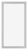 Mura MDF Photo Frame 40x70cm Silver Matte Front | Yourdecoration.co.uk