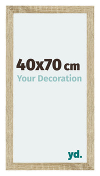 Mura MDF Photo Frame 40x70cm Sonoma Oak Front Size | Yourdecoration.co.uk