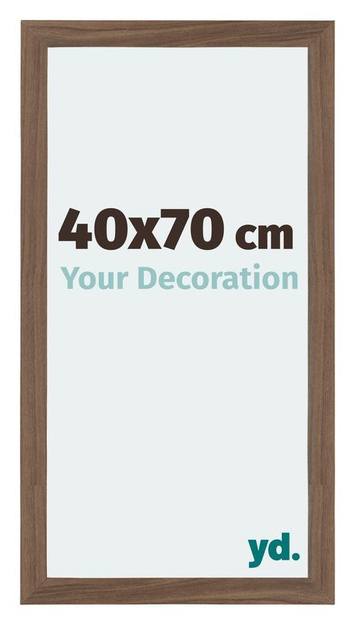 Mura MDF Photo Frame 40x70cm Walnut Dark Front Size | Yourdecoration.co.uk