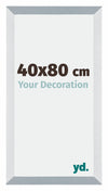 Mura MDF Photo Frame 40x80cm Aluminum Brushed Front Size | Yourdecoration.co.uk