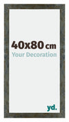 Mura MDF Photo Frame 40x80cm Blue Gold Melange Front Size | Yourdecoration.co.uk