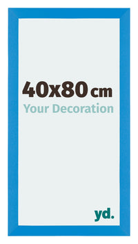 Mura MDF Photo Frame 40x80cm Bright Blue Front Size | Yourdecoration.co.uk