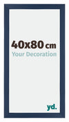 Mura MDF Photo Frame 40x80cm Dark Blue Swept Front Size | Yourdecoration.co.uk