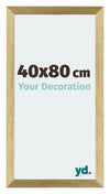 Mura MDF Photo Frame 40x80cm Gold Shiny Front Size | Yourdecoration.co.uk
