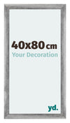 Mura MDF Photo Frame 40x80cm Gray Wiped Front Size | Yourdecoration.co.uk