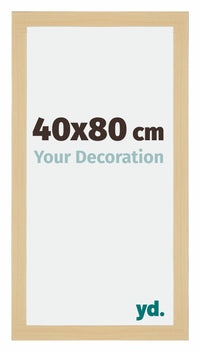 Mura MDF Photo Frame 40x80cm Maple Decor Front Size | Yourdecoration.co.uk