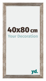 Mura MDF Photo Frame 40x80cm Metal Vintage Front Size | Yourdecoration.co.uk
