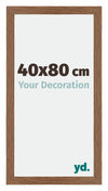 Mura MDF Photo Frame 40x80cm Oak Rustic Front Size | Yourdecoration.co.uk