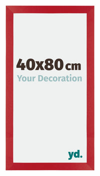 Mura MDF Photo Frame 40x80cm Red Front Size | Yourdecoration.co.uk