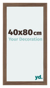 Mura MDF Photo Frame 40x80cm Walnut Dark Front Size | Yourdecoration.co.uk