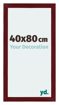 Mura MDF Photo Frame 40x80cm Winered Wiped Front Size | Yourdecoration.co.uk