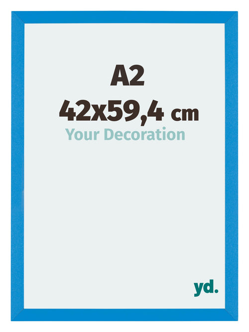 Mura MDF Photo Frame 42x59 4cm A2 Bright Blue Front Size | Yourdecoration.co.uk