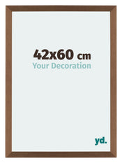 Mura MDF Photo Frame 42x60cm Copper Design Front Size | Yourdecoration.co.uk