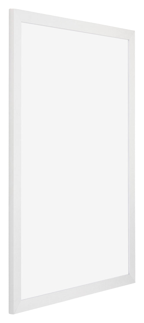 Mura MDF Photo Frame 42x60cm White High Gloss Front Oblique | Yourdecoration.co.uk