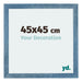 Mura MDF Photo Frame 45x45cm Bright Blue Swept Front Size | Yourdecoration.co.uk