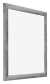 Mura MDF Photo Frame 45x45cm Gray Wiped Front Oblique | Yourdecoration.co.uk