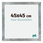 Mura MDF Photo Frame 45x45cm Iron Swept Front Size | Yourdecoration.co.uk
