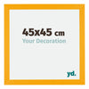 Mura MDF Photo Frame 45x45cm Yellow Front Size | Yourdecoration.co.uk