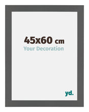 Mura MDF Photo Frame 45x60cm Anthracite Size | Yourdecoration.co.uk