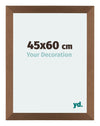 Mura MDF Photo Frame 45x60cm Copper Design Front Size | Yourdecoration.co.uk