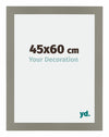Mura MDF Photo Frame 45x60cm Gray Front Size | Yourdecoration.co.uk