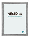 Mura MDF Photo Frame 45x60cm Gray Wiped Front Size | Yourdecoration.co.uk