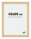 Mura MDF Photo Frame 45x60cm Maple Decor Front Size | Yourdecoration.co.uk