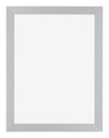 Mura MDF Photo Frame 45x60cm Silver Matte Front | Yourdecoration.co.uk