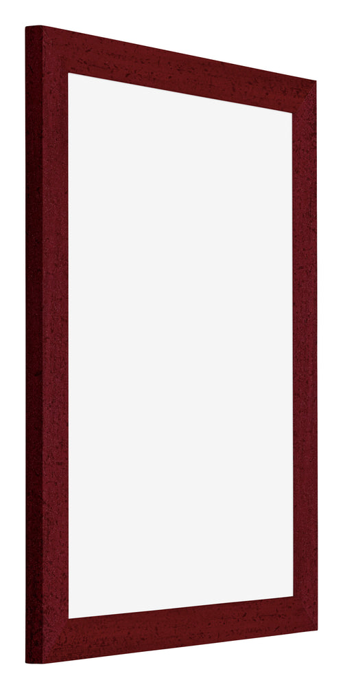Mura MDF Photo Frame 45x60cm Winered Wiped Front Oblique | Yourdecoration.co.uk