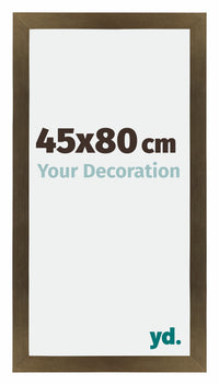 Mura MDF Photo Frame 45x80cm Bronze Design Front Size | Yourdecoration.co.uk