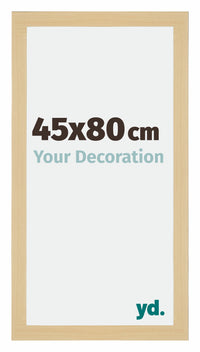 Mura MDF Photo Frame 45x80cm Maple Decor Front Size | Yourdecoration.co.uk