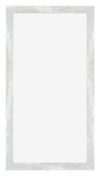 Mura MDF Photo Frame 45x80cm Silver Glossy Vintage Front | Yourdecoration.co.uk
