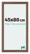 Mura MDF Photo Frame 45x80cm Walnut Dark Front Size | Yourdecoration.co.uk
