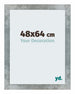Mura MDF Photo Frame 48x64cm Iron Swept Front Size | Yourdecoration.co.uk